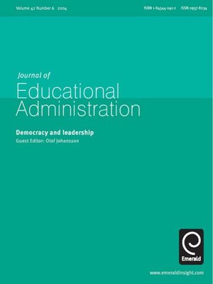 cover image of Journal of Educational Administration, Volume 42, Issue 6